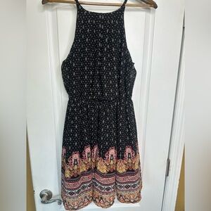 Francesca's Collections Mi Ami Bohemian Mini Dress